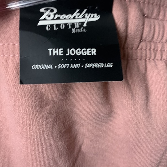 Brooklyn Cloth The Jogger pink soft sweatpants Sz S NEW - Picture 5 of 6